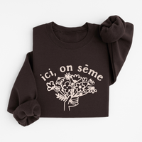 Sweatshirt On Sème Bouquet