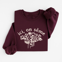 Sweatshirt On Sème Bouquet