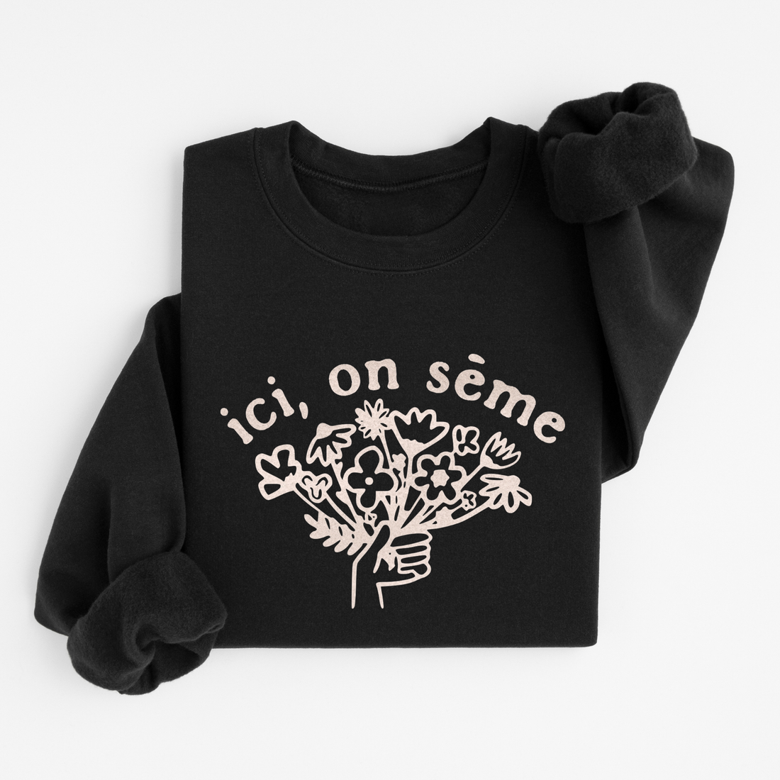 Sweatshirt On Sème Bouquet