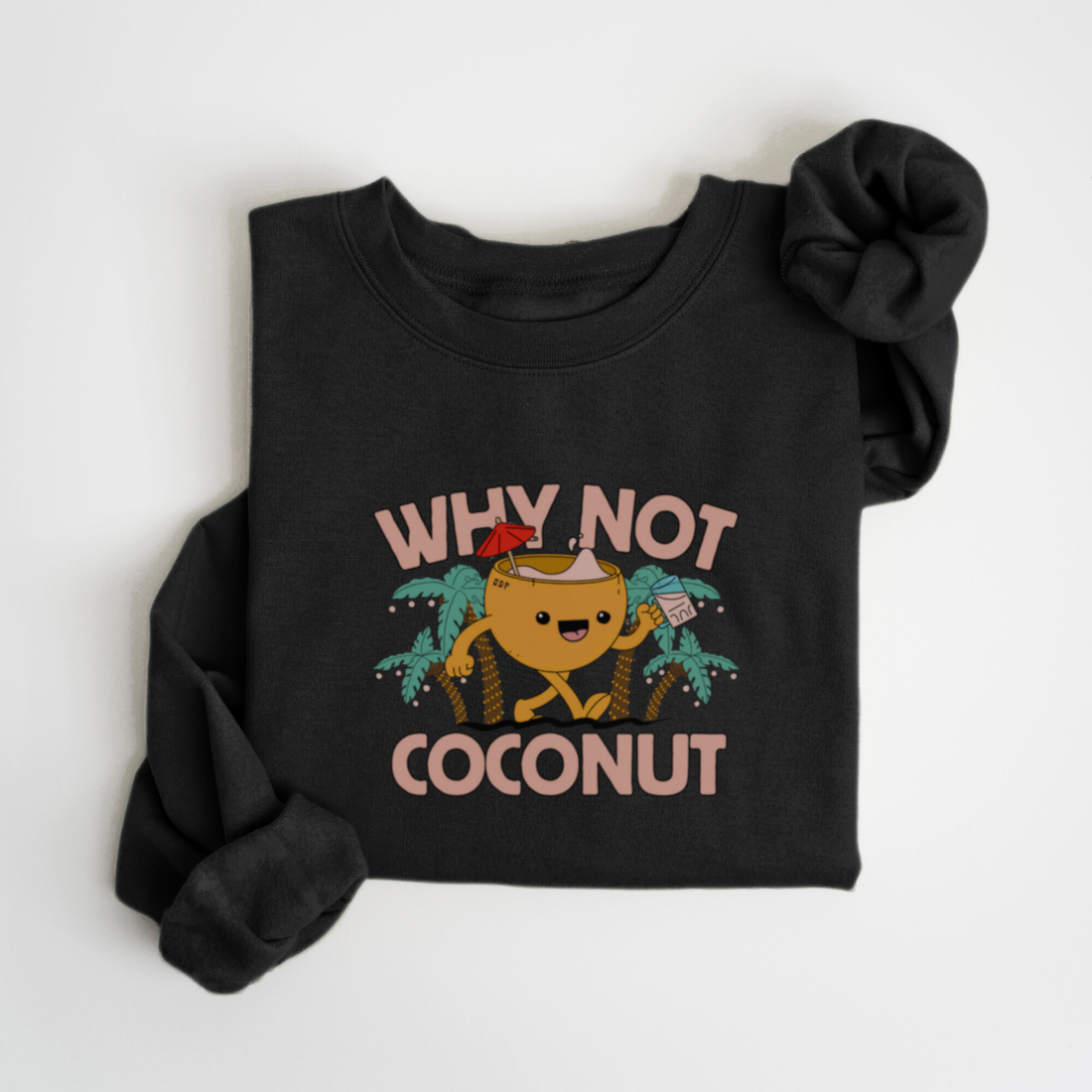 WHY NOT COCONUT SWEATSHIRT