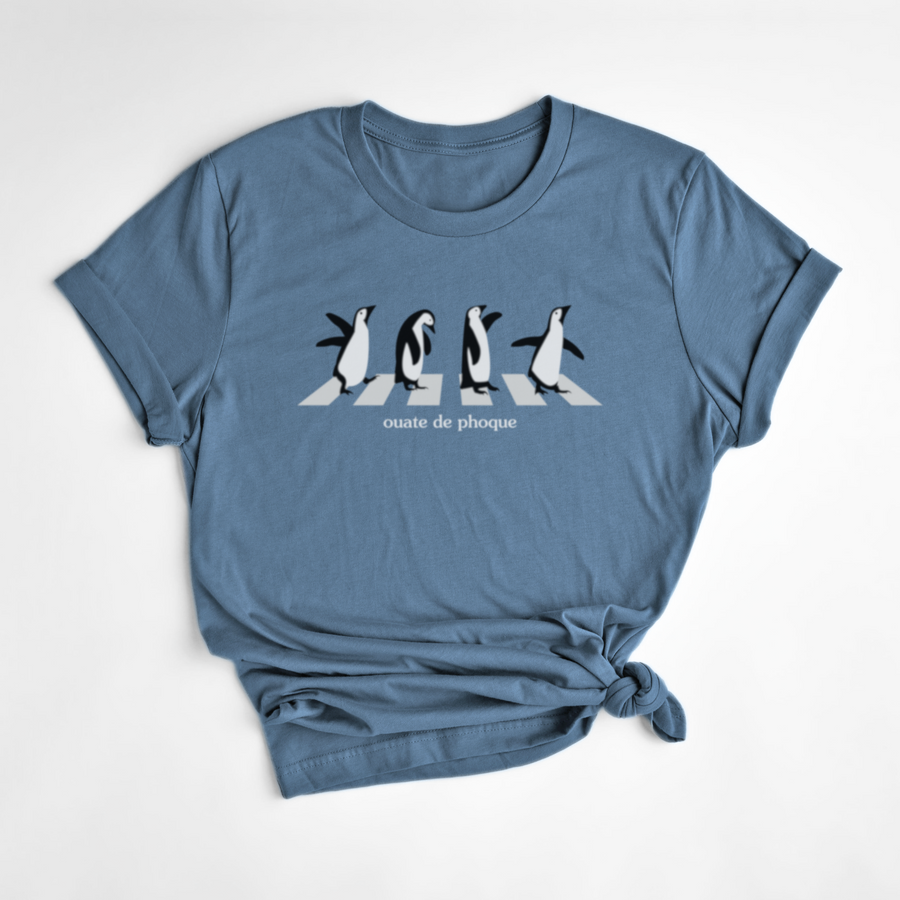 T-SHIRT PINGOUINS - DENIM