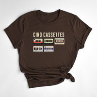 T-SHIRT CINQ CASSETTES