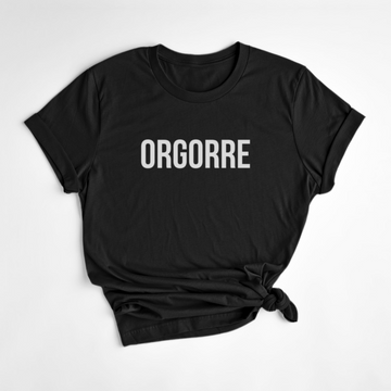 T-SHIRT ORGORRE - NOIR