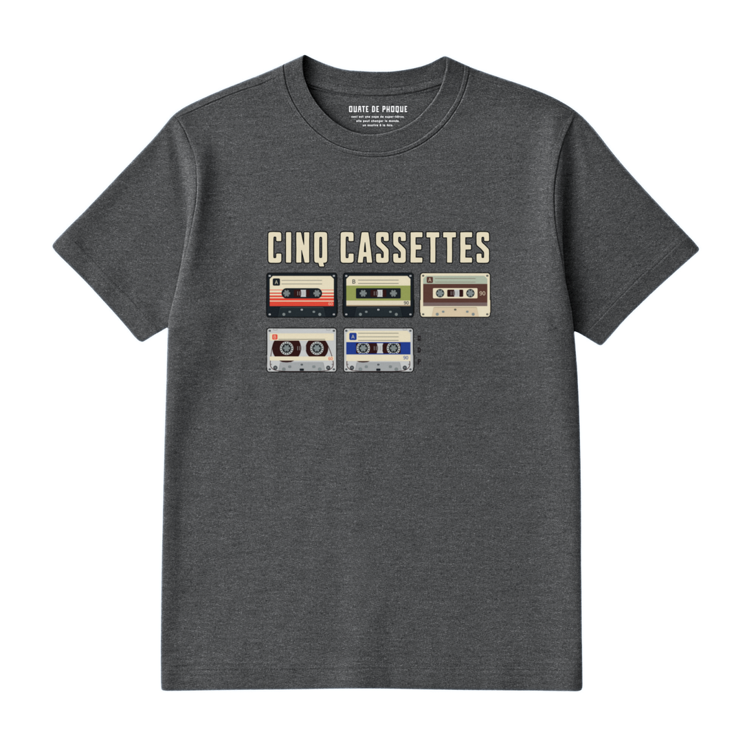 FIVE CASSETTES T-SHIRT