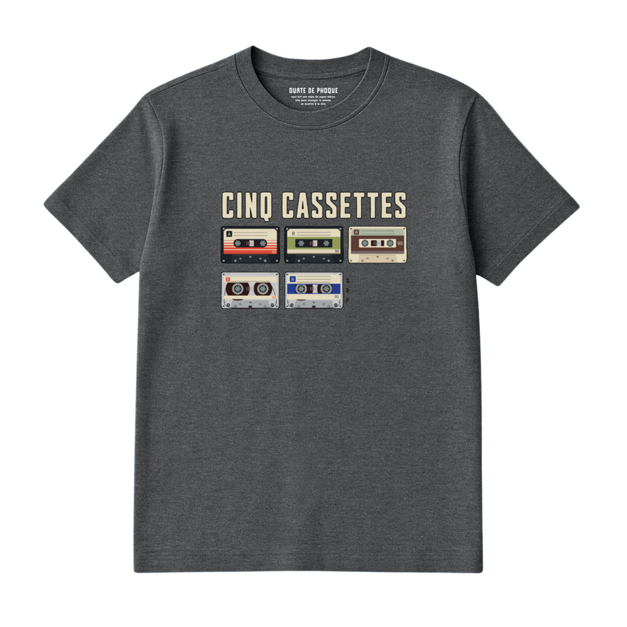 FIVE CASSETTES T-SHIRT