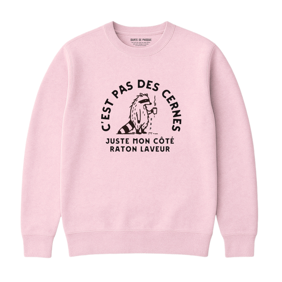 Sweatshirt Cernes Raton Laveur