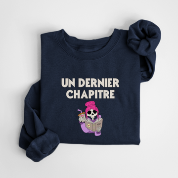 SWEATSHIRT DERNIER CHAPITRE - MARINE