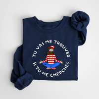 SWEATSHIRT CHERCHE MOI PAS