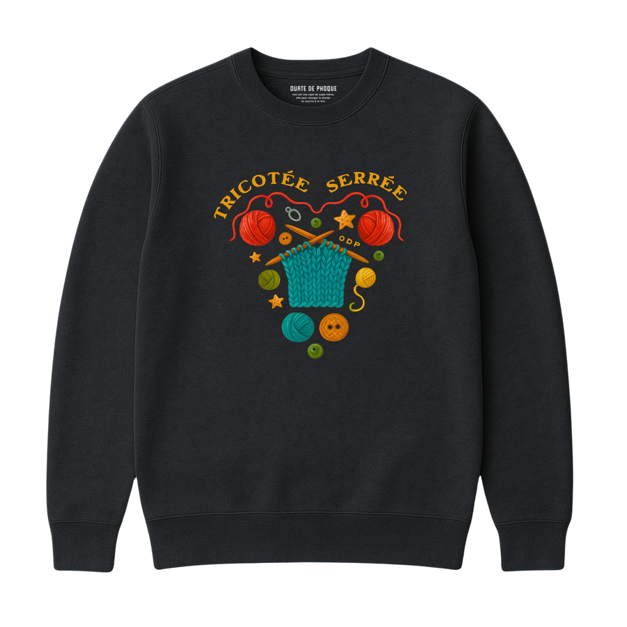 Sweatshirt Tricotée Serrée