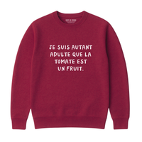 Sweatshirt Adulte Tomate