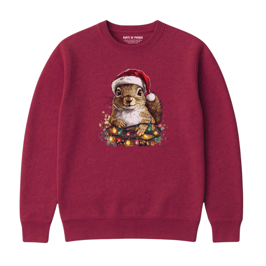 Sweatshirt Écureuil Noël