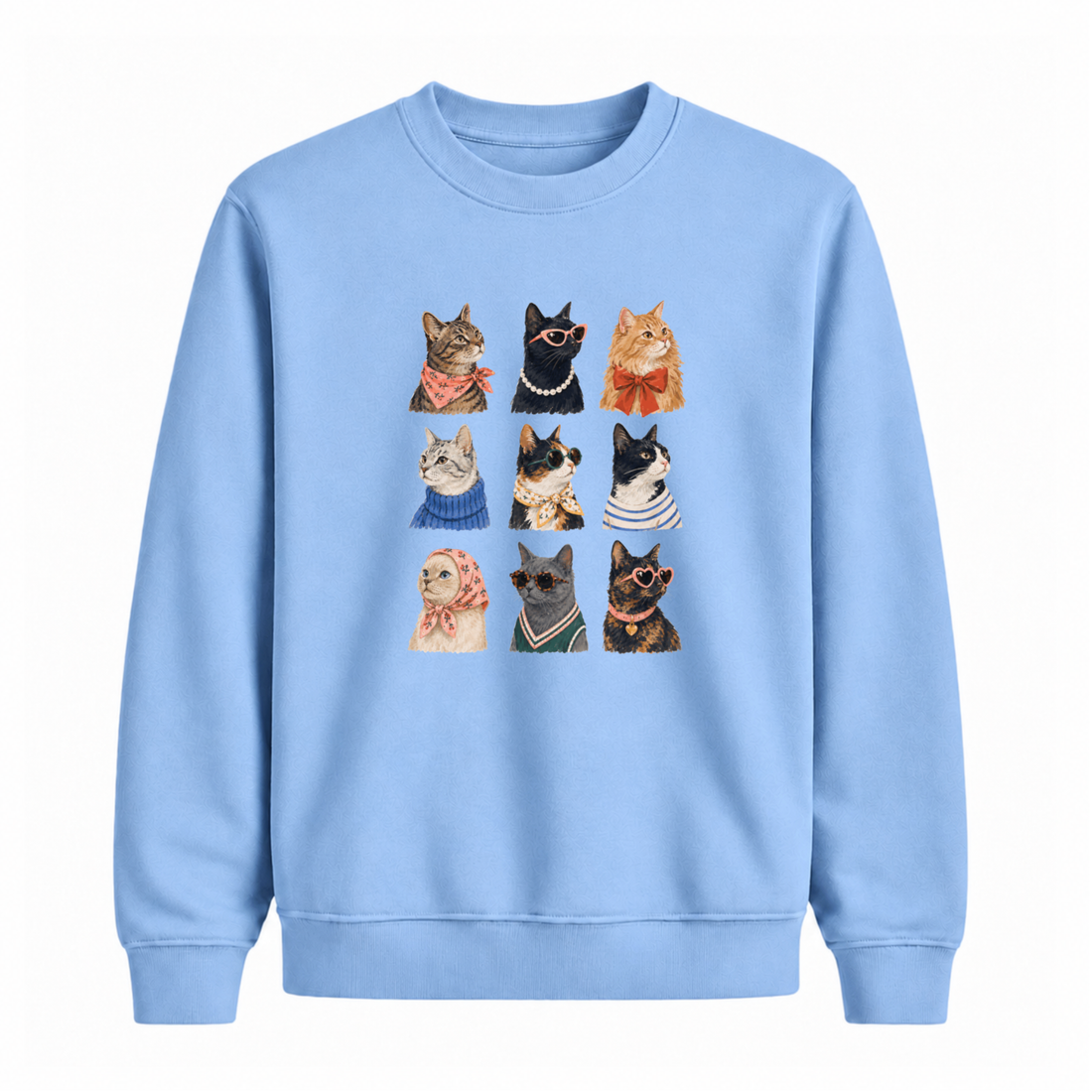 Sweatshirt Chats Stylés