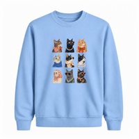 Sweatshirt Chats Stylés