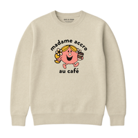 Sweatshirt Madame Accro Au Café