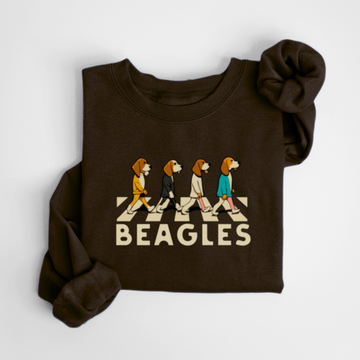 SWEATSHIRT THE BEAGLES - ESPRESSO