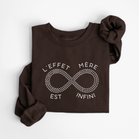 SWEATSHIRT EFFET MÈRE INFINI
