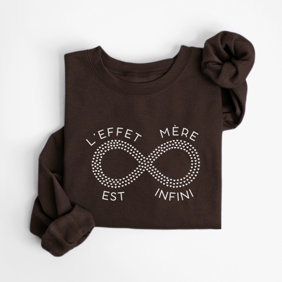 SWEATSHIRT EFFET MÈRE INFINI