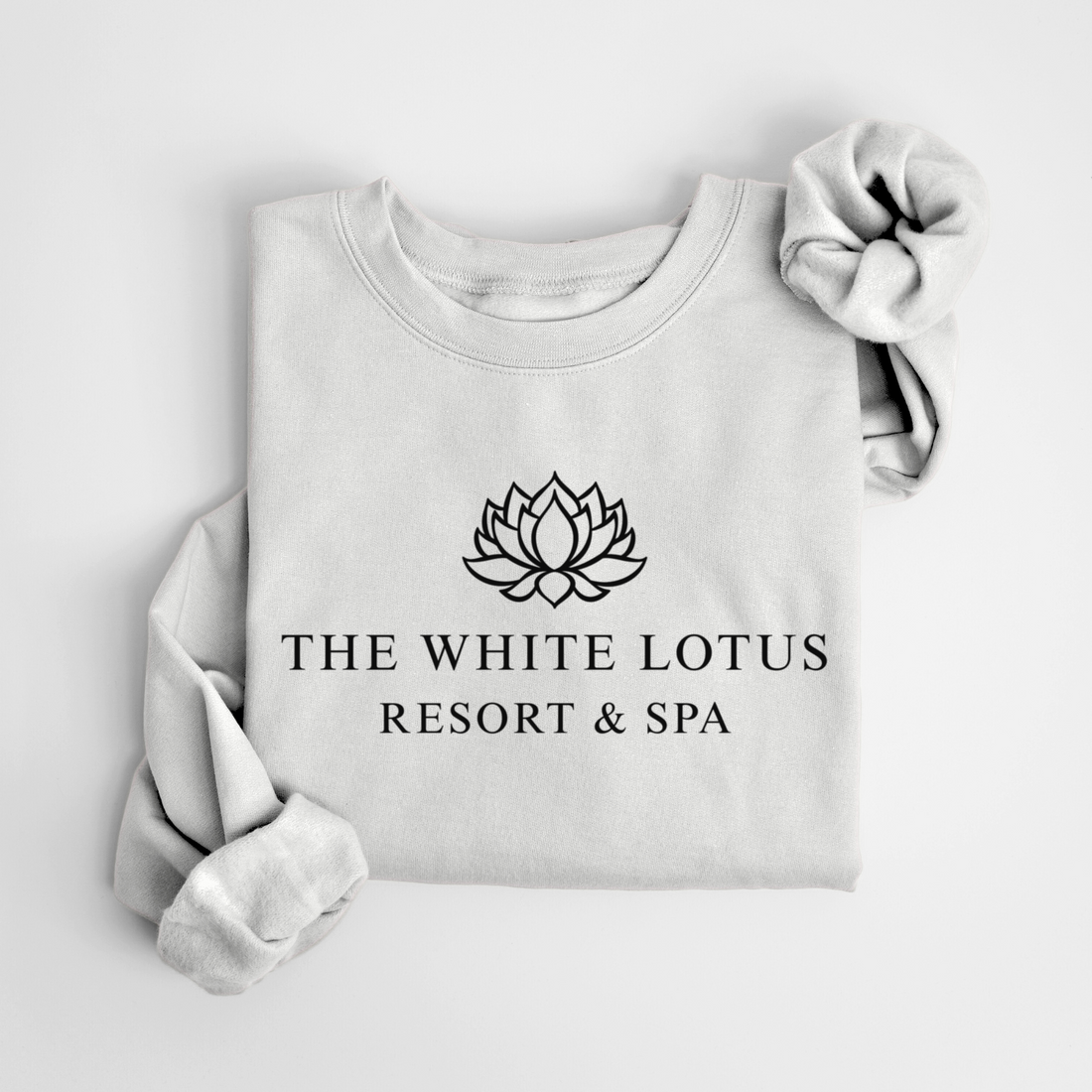 SWEATSHIRT WHITE LOTUS