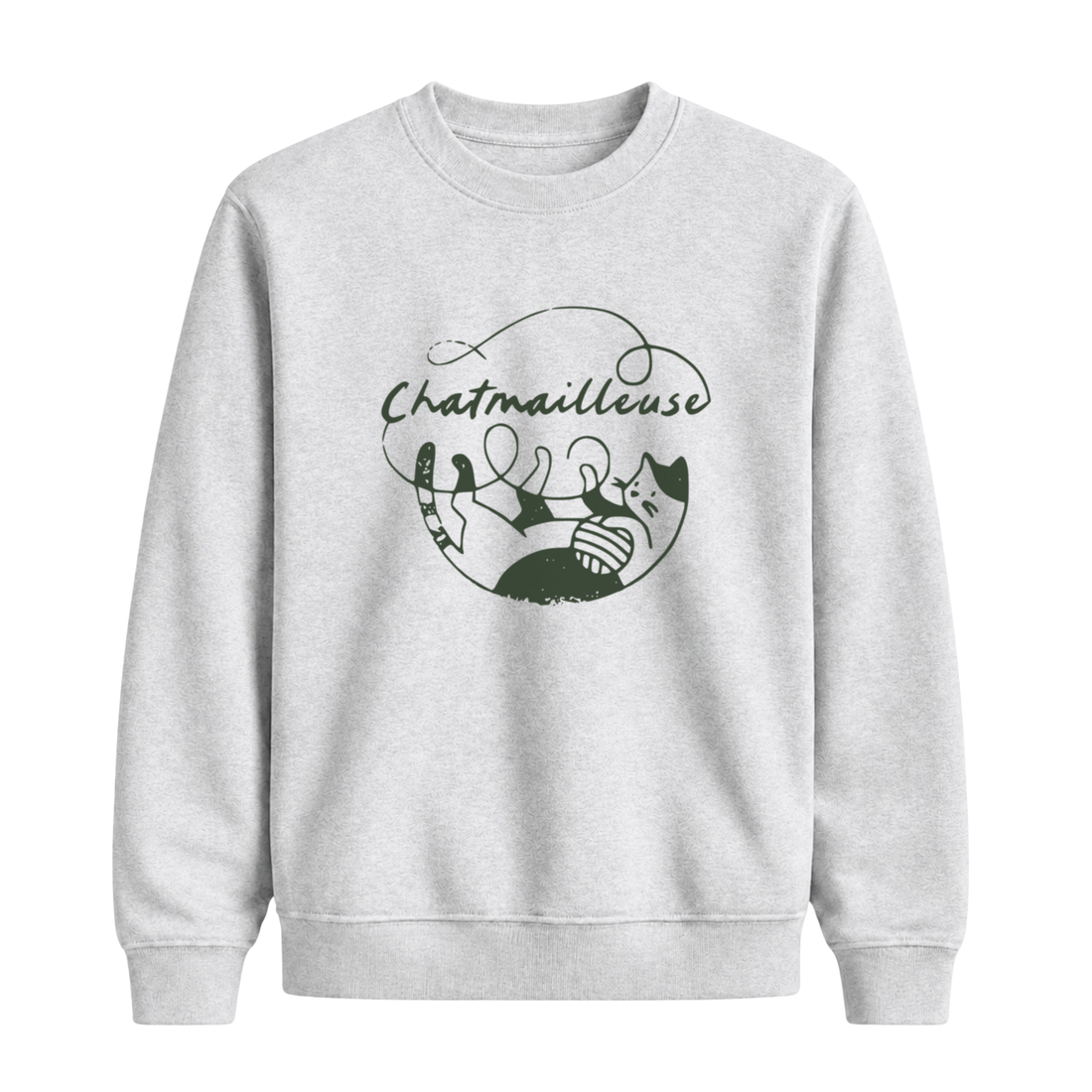 Sweatshirt Chatmailleuse