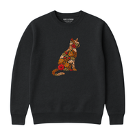Sweatshirt Chat De Fleurs