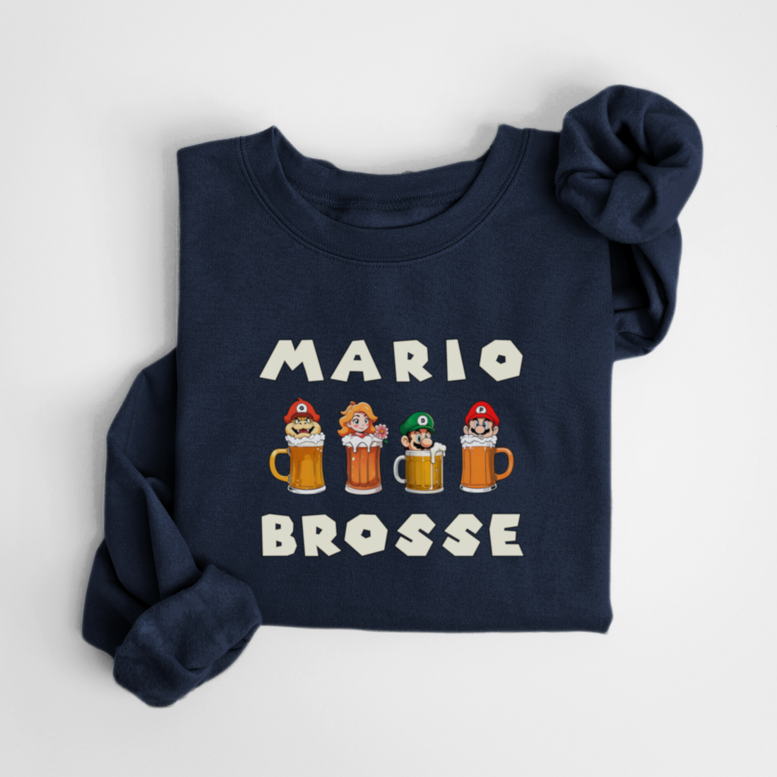 SWEATSHIRT MARIO BROSSE - MARINE