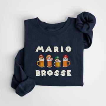 SWEATSHIRT MARIO BROSSE - MARINE