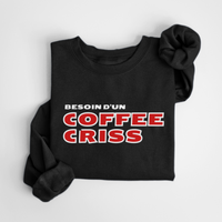 SWEATSHIRT COFFEE CRISP