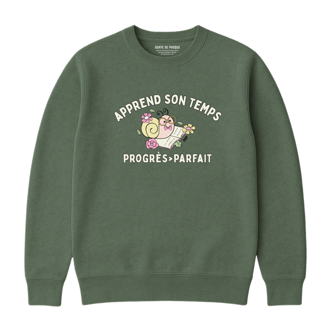 Sweatshirt Apprend Son Temps