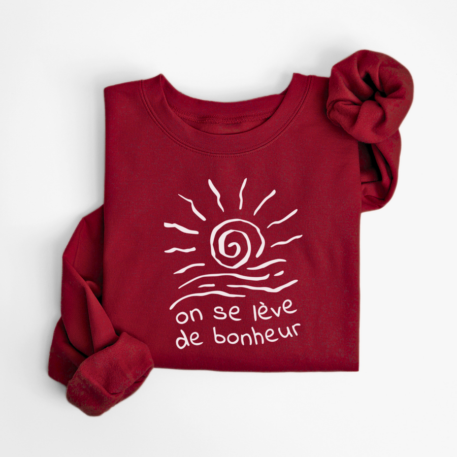 SWEATSHIRT LÈVE DE BONHEUR 2.0