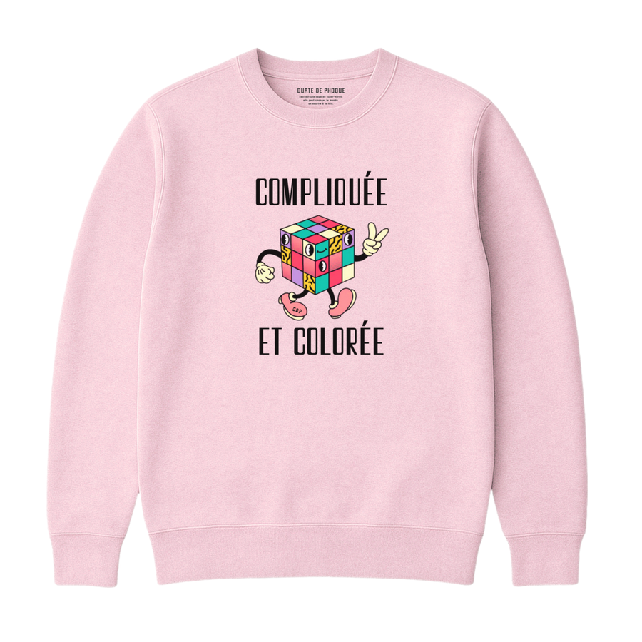 Sweatshirt Compliquée Et Colorée
