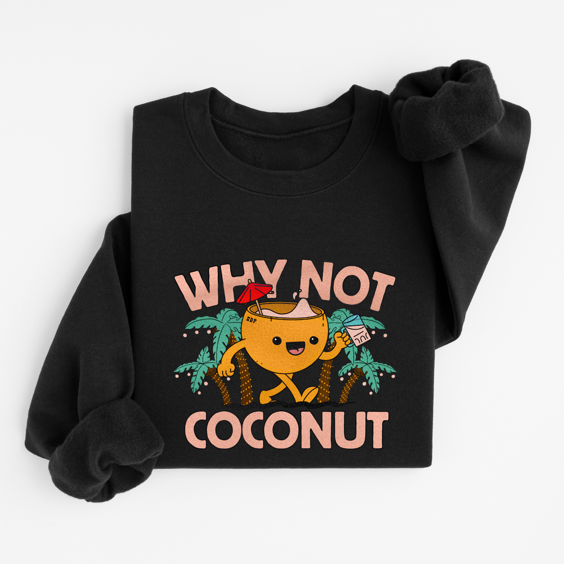 WHY NOT COCONUT SWEATSHIRT