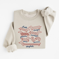 Sweatshirt Pâtes Chiens