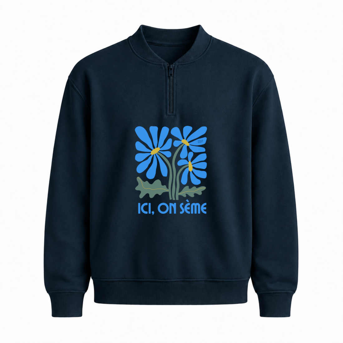 1/4 Zip On Sème