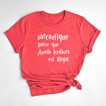 T-SHIRT SARCASTIQUE