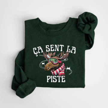 SWEATSHIRT PISTE - FORÊT