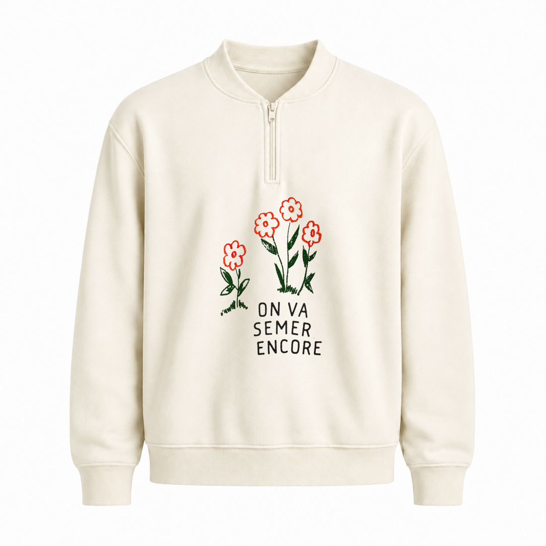 1/4 Zip On Va Semer Encore