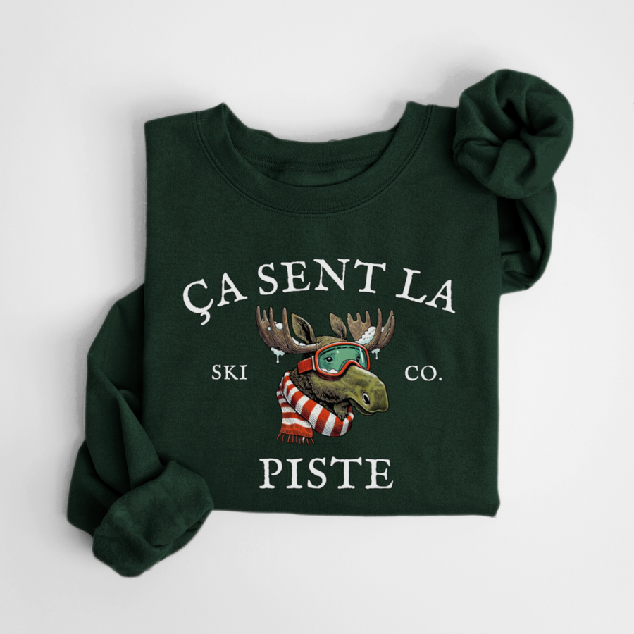 SWEATSHIRT PISTE - FORÊT