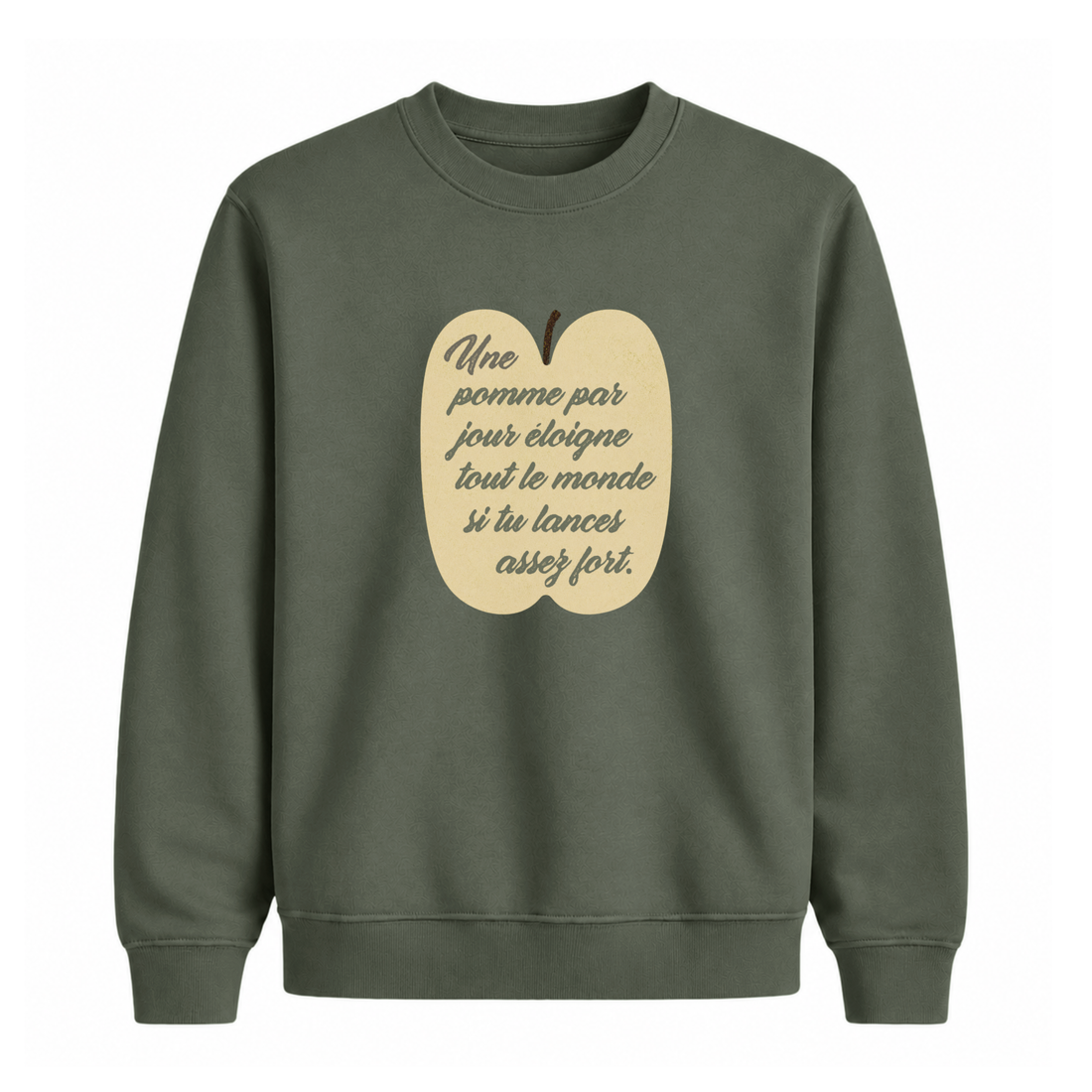 Sweatshirt Une Pomme Par Jour