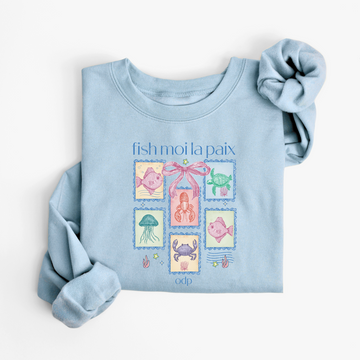 SWEATSHIRT FISH MOI LA PAIX