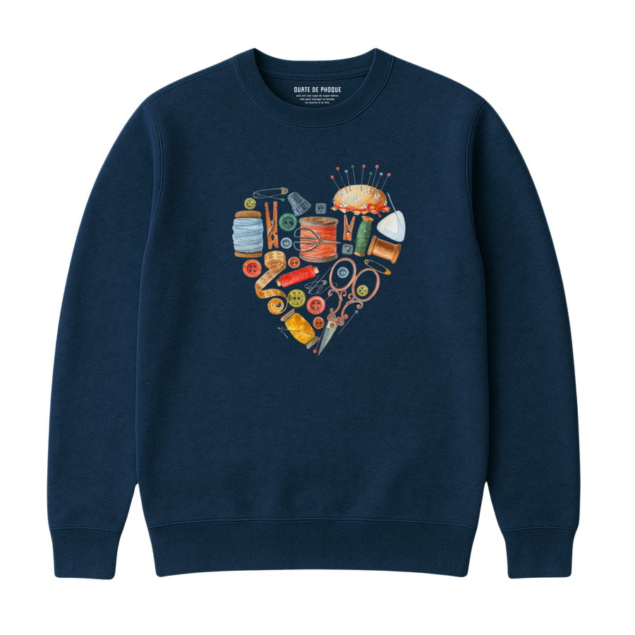 Sweatshirt Coeur Couture