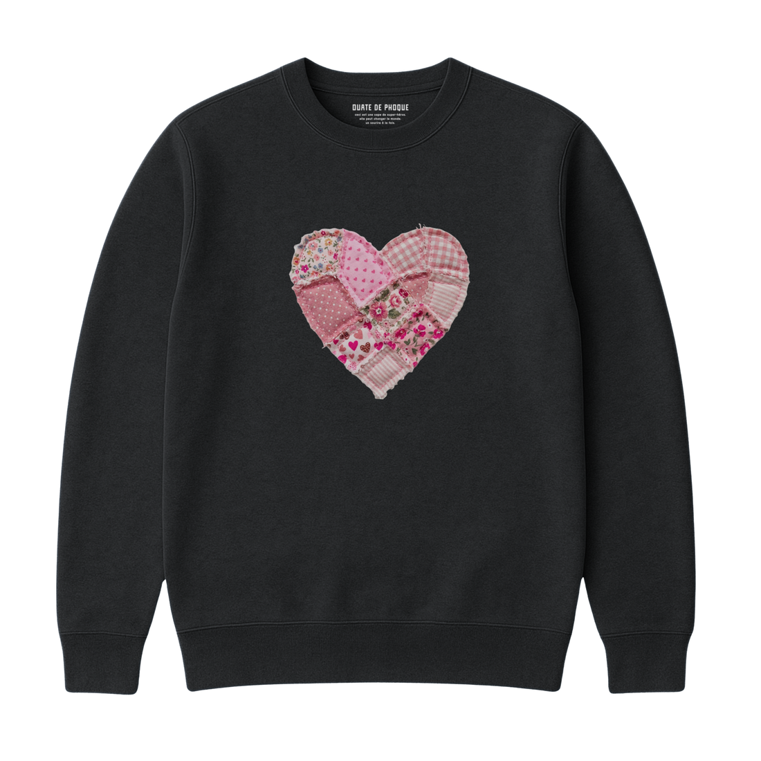 Sweatshirt Coeur Patch
