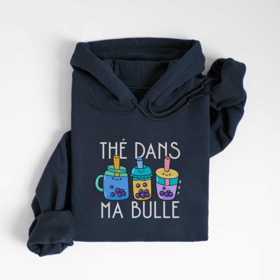 HOODIE THÉ BULLE - MARINE