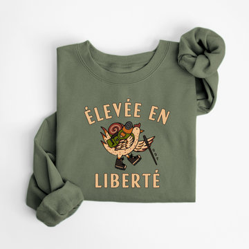 SWEATSHIRT ÉLEVÉE EN LIBERTÉ