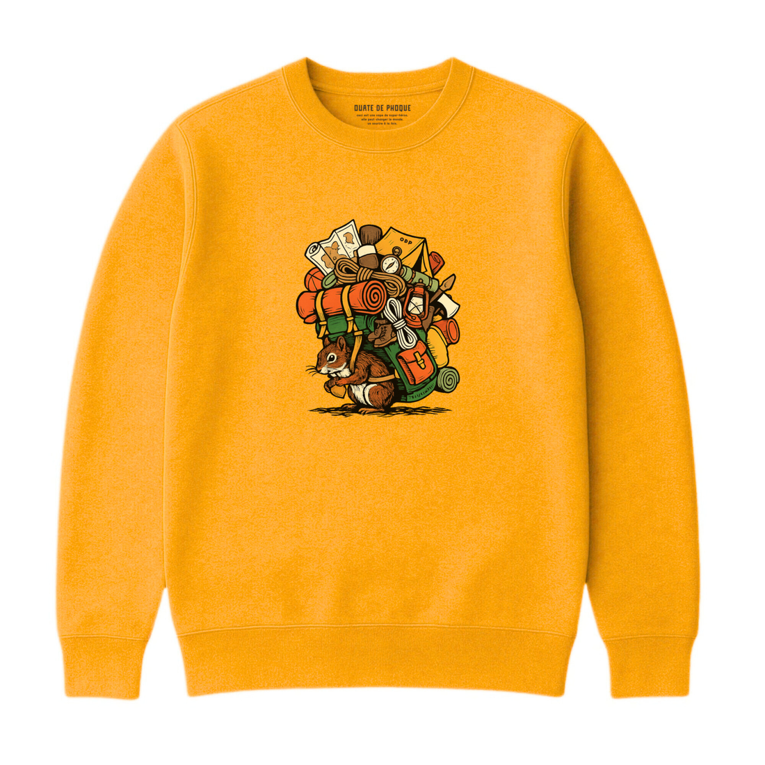 Sweatshirt Écureuil Camping
