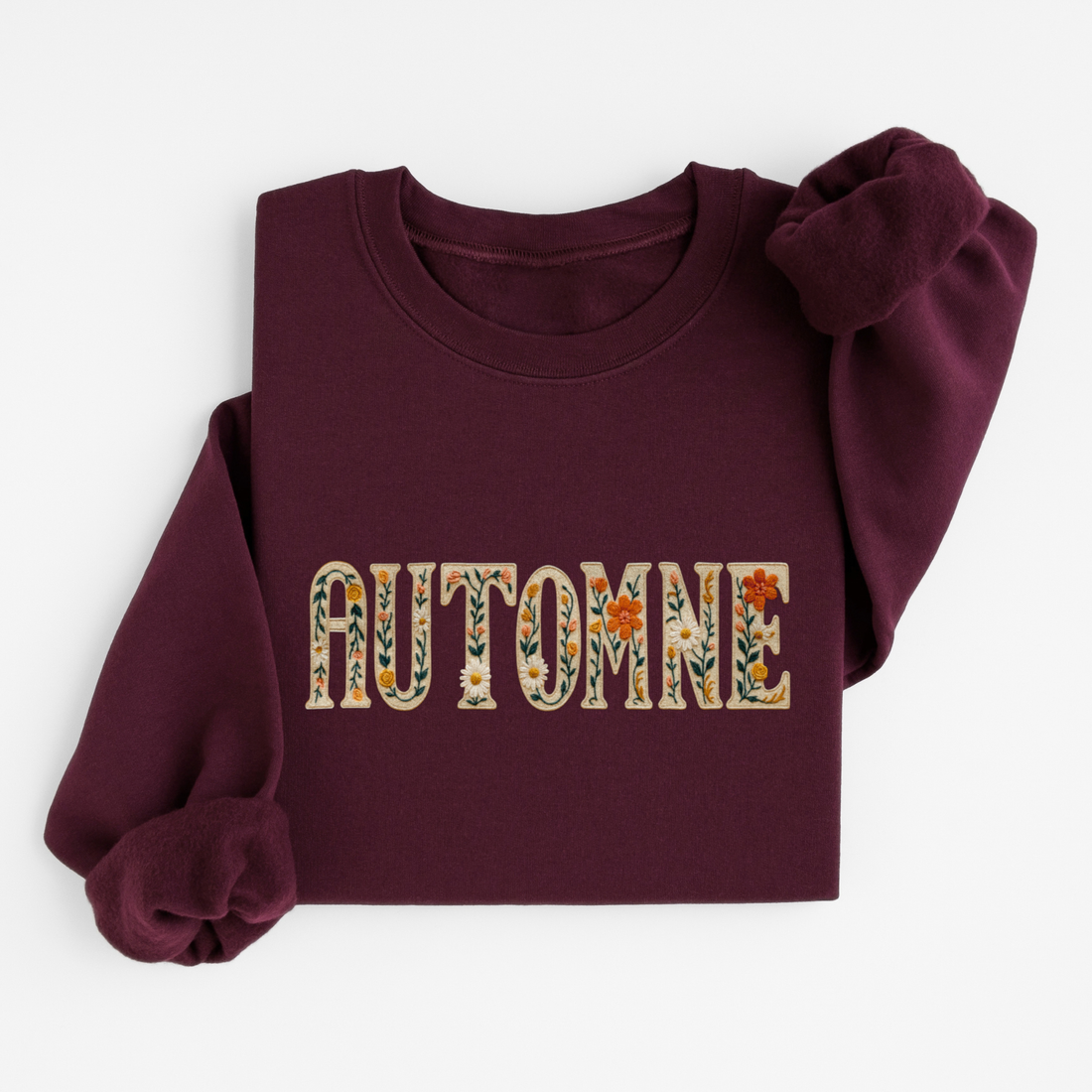Sweatshirt Automne Effet Patch