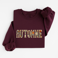 Sweatshirt Automne Effet Patch
