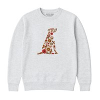 Sweatshirt Chien De Fleurs