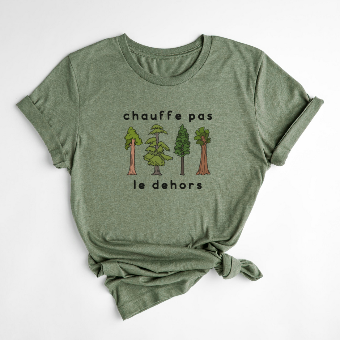 T-SHIRT CHAUFFE - OLIVE