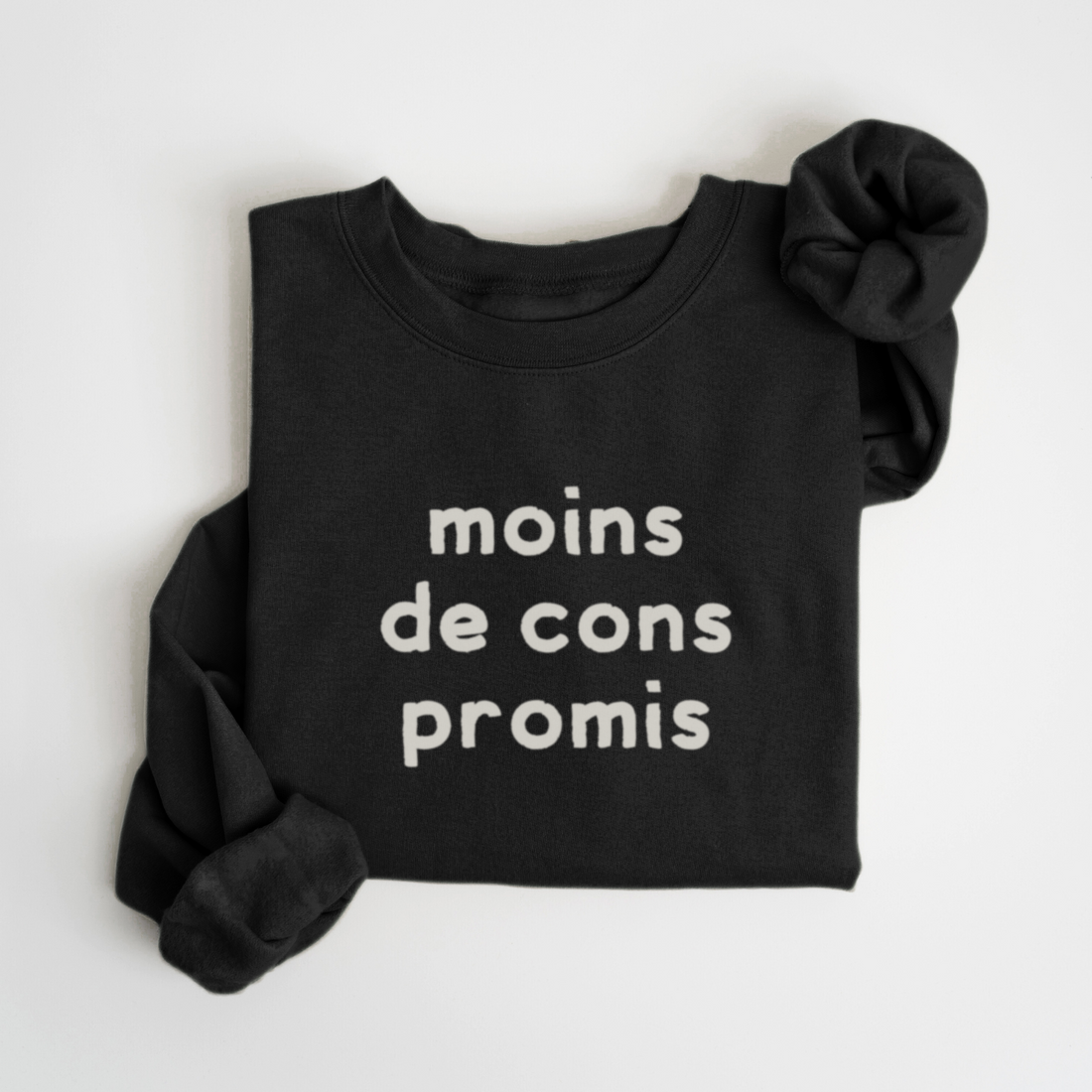 SWEATSHIRT CONS PROMIS - NOIR