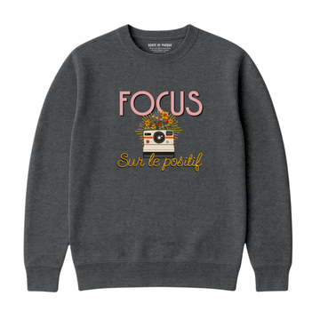 Sweatshirt Focus Sur Le Positif